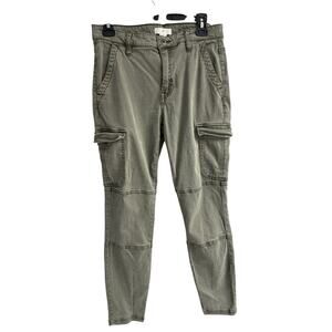 H&M Olive Green Cargo Jogger Pants Women’s Size 8